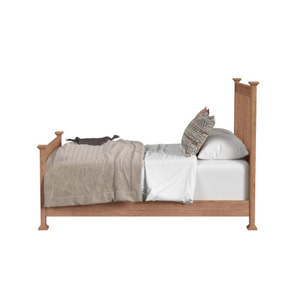 Intercon Furniture - Oak Park Queen Slat Bed  in Taupe - OP-BR-5825Q-TAU-C view 3