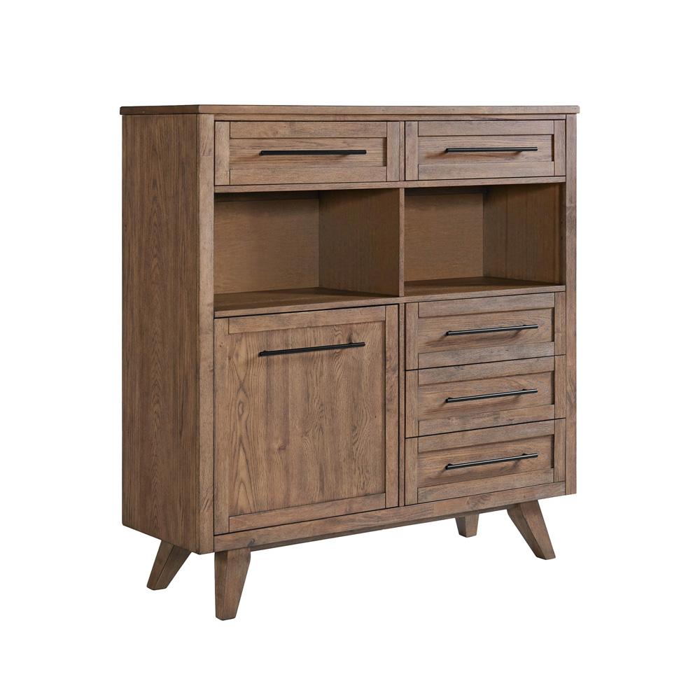 Intercon Furniture - Oslo 54 Pantry Cabinet - OS-CA-5457-WCT-C veiw 1