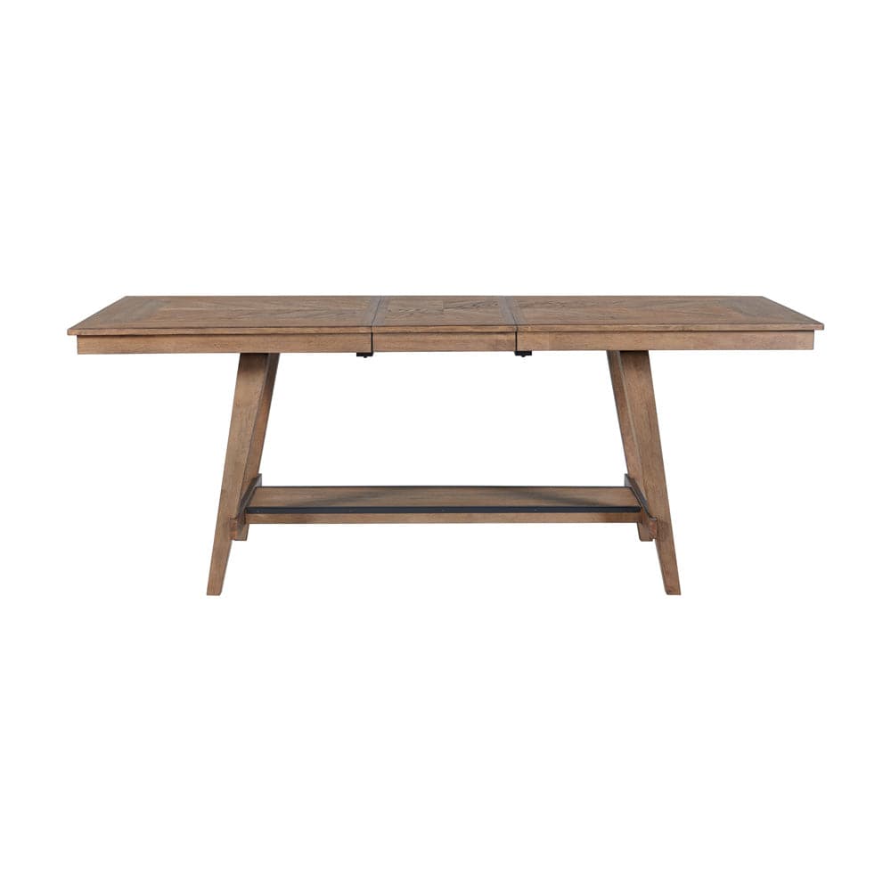 Intercon Furniture - Oslo Counter Table  in Weathered Chestnut - OS-TA-3896G-WCT-C view 2