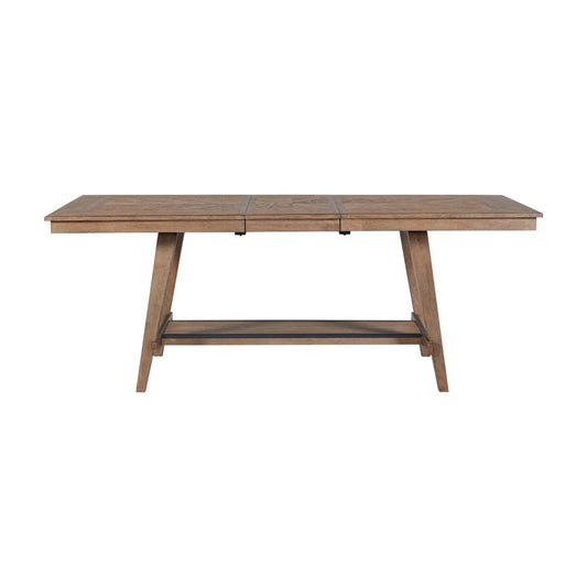 Intercon Furniture - Oslo Counter Table  in Weathered Chestnut - OS-TA-3896G-WCT-C view 2