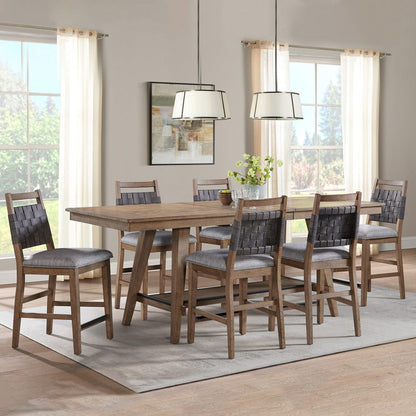 Intercon Furniture - Oslo Counter Table  in Weathered Chestnut - OS-TA-3896G-WCT-C view 4