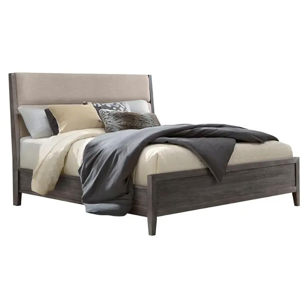 Intercon Furniture - Portia Completed King Standard Bed in Brushed Brindle Finish veiw 1