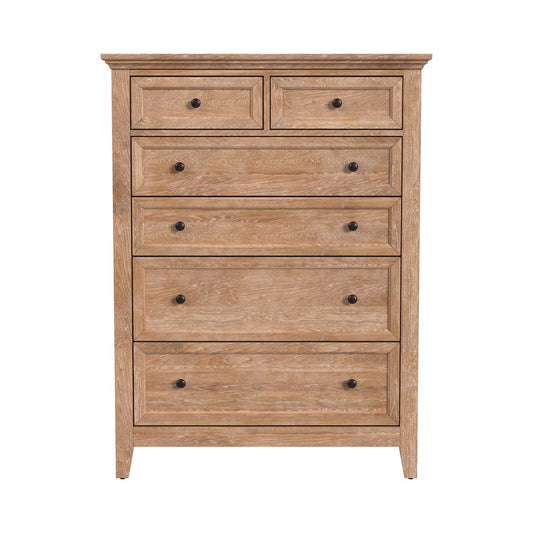 Intercon Furniture - San Mateo Chest  in Wheat - SM-BR-8806-WHE-C view 2