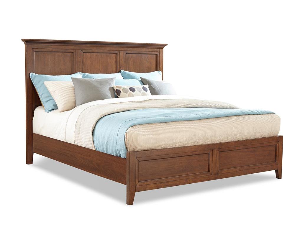 Intercon Furniture - San Mateo Complete Queen Standard Bed in Tuscan Finish view 1