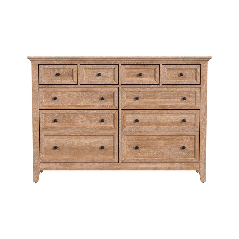 Intercon Furniture - San Mateo Dresser  in Wheat - SM-BR-8810-WHE-C view 2