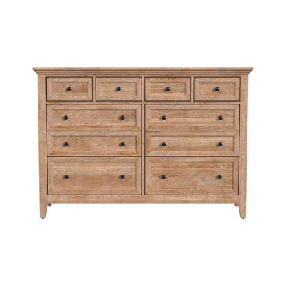 Intercon Furniture - San Mateo Dresser  in Wheat - SM-BR-8810-WHE-C view 2