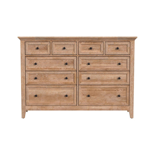 Intercon Furniture - San Mateo Dresser  in Wheat - SM-BR-8810-WHE-C view 2