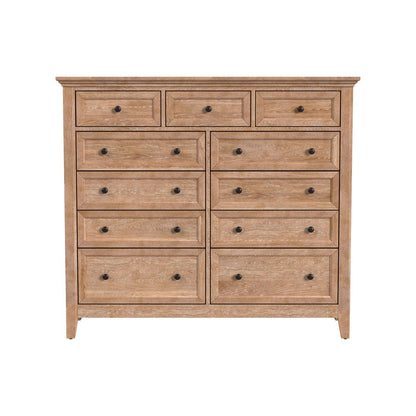 Intercon Furniture - San Mateo Gentleman's Chest  in Wheat - SM-BR-8811GC-WHE-C view 2