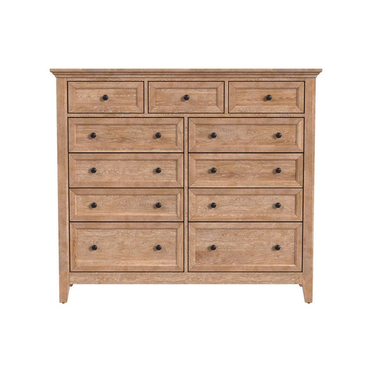 Intercon Furniture - San Mateo Gentleman's Chest  in Wheat - SM-BR-8811GC-WHE-C view 2