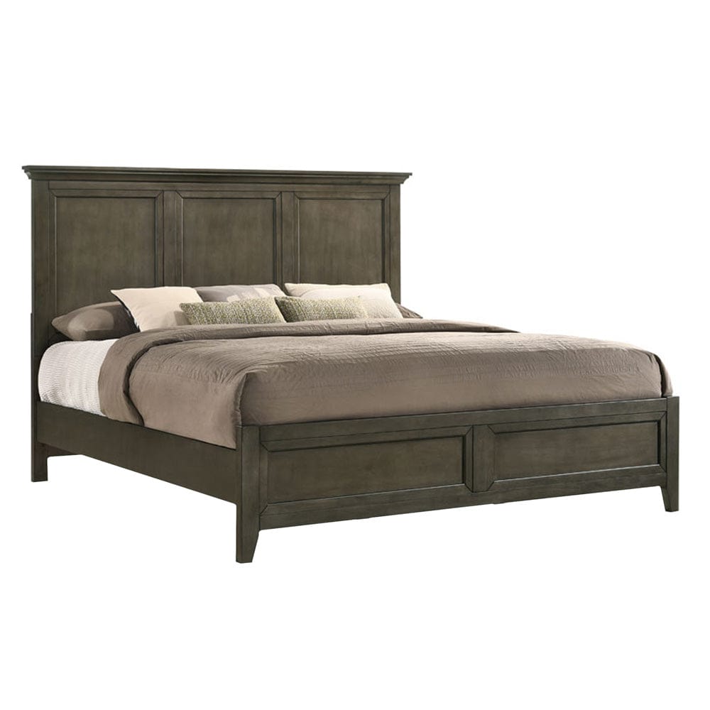 Intercon Furniture - San Mateo King Standard Bed  in Gray - SM-BR-8865K-GRY-C view 1
