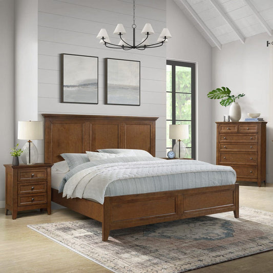 Intercon Furniture - San Mateo King Standard Bed  in Tuscan - SM-BR-8865K-TUS-C view 2