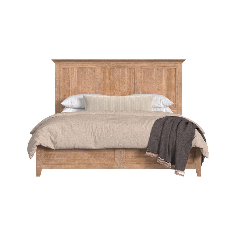 Intercon Furniture - San Mateo King Standard Bed  in Wheat - SM-BR-8865K-WHE-C view 2