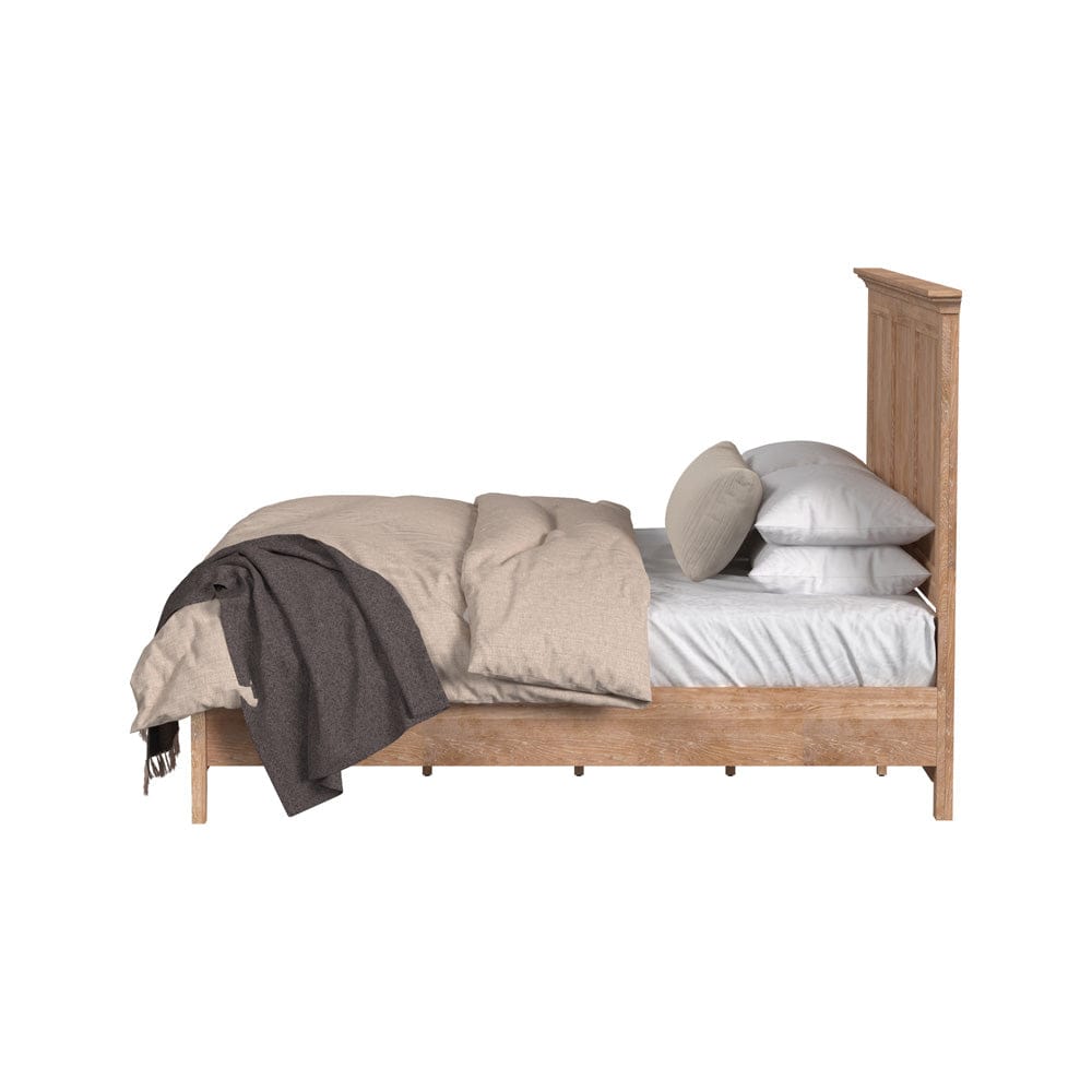 Intercon Furniture - San Mateo King Standard Bed  in Wheat - SM-BR-8865K-WHE-C view 3