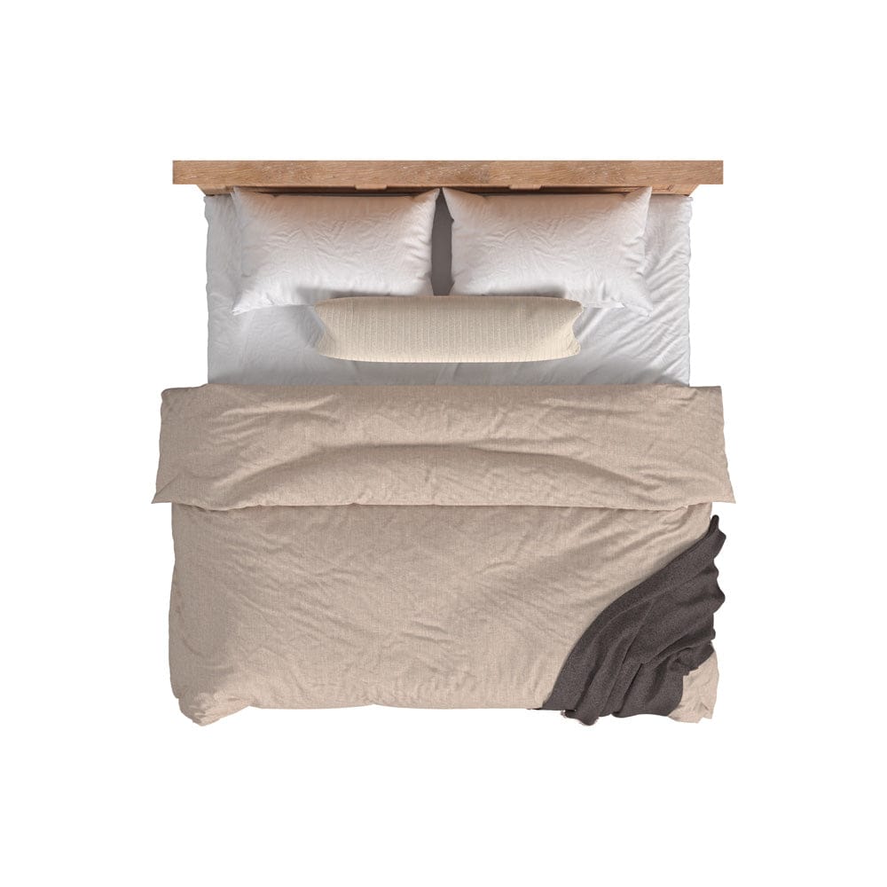 Intercon Furniture - San Mateo King Standard Bed  in Wheat - SM-BR-8865K-WHE-C view 4