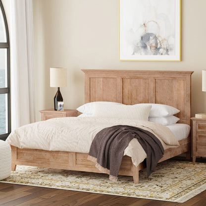 Intercon Furniture - San Mateo King Standard Bed  in Wheat - SM-BR-8865K-WHE-C view 6