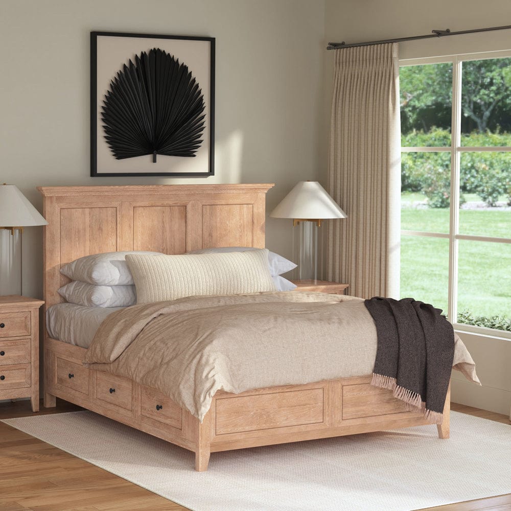 Intercon Furniture - San Mateo King Storage Bed  in Wheat - SM-BR-8865KS-WHE-C view 5