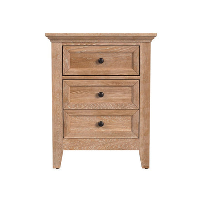 Intercon Furniture - San Mateo Nightstand  in Wheat - SM-BR-8803-WHE-C view 2