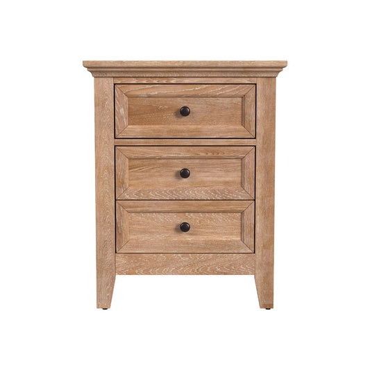 Intercon Furniture - San Mateo Nightstand  in Wheat - SM-BR-8803-WHE-C view 2