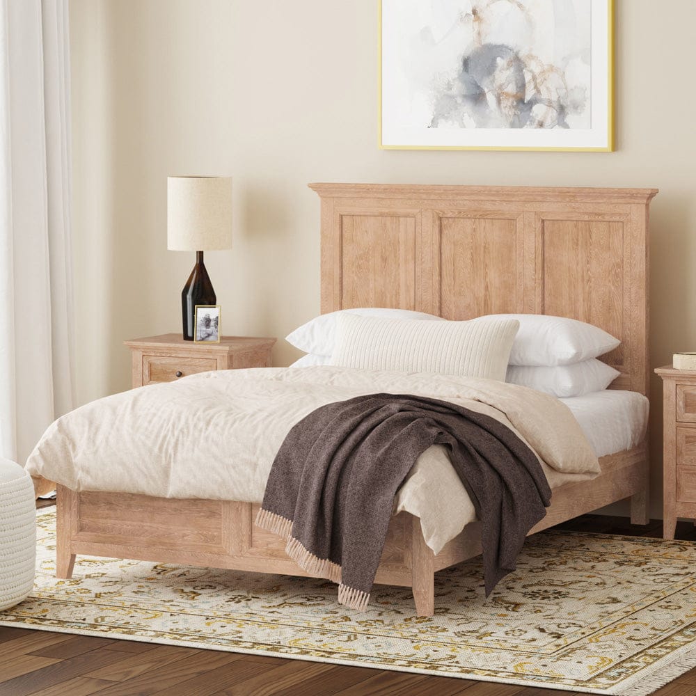 Intercon Furniture - San Mateo Queen Standard Bed  in Wheat - SM-BR-8865Q-WHE-C view 5