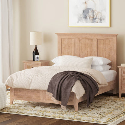 Intercon Furniture - San Mateo Queen Standard Bed  in Wheat - SM-BR-8865Q-WHE-C view 5