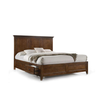 Intercon Furniture - San Mateo Queen Storage Bed  in Tuscan - SM-BR-8865QS-TUS-C view 1