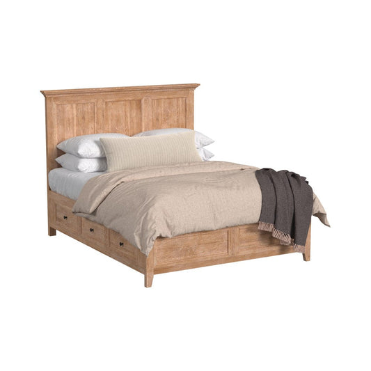 Intercon Furniture - San Mateo Queen Storage Bed  in Wheat - SM-BR-8865QS-WHE-C view 1