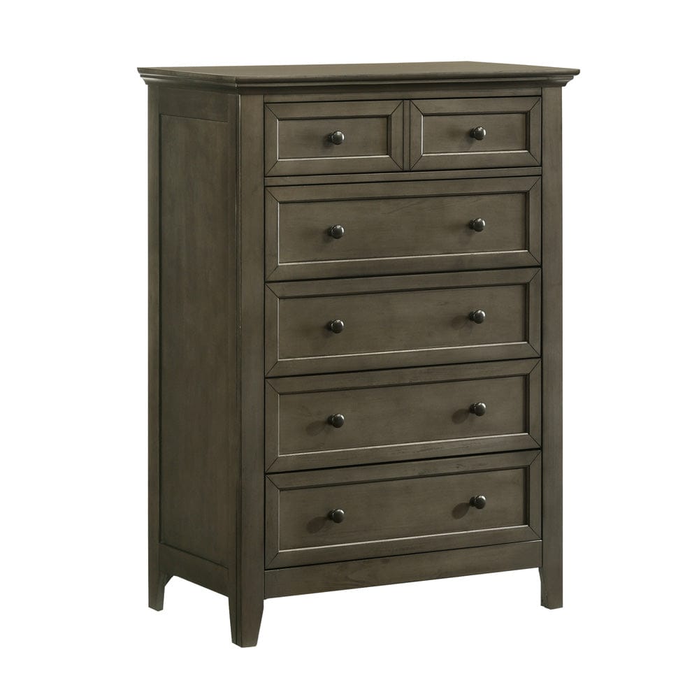 Intercon Furniture - San Mateo Youth Chest  in Gray - SM-BR-4305-GRY-C view 1