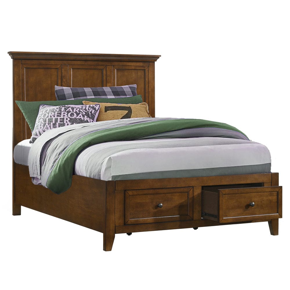 Intercon Furniture - San Mateo Youth Full Storage Bed  in Tuscan - SM-BR-4325FS-TUS-C view 1