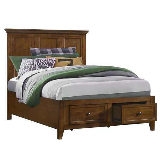 Intercon Furniture - San Mateo Youth Full Storage Bed  in Tuscan - SM-BR-4325FS-TUS-C view 1