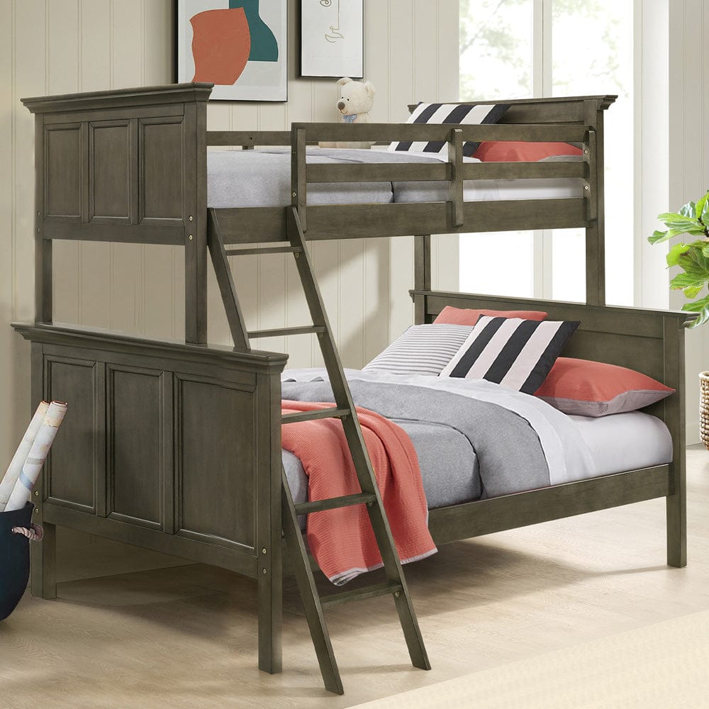 Intercon Furniture - San Mateo Youth Twin over Full Bunk Bed  in Gray - SM-BR-4660TF-GRY-C view 2