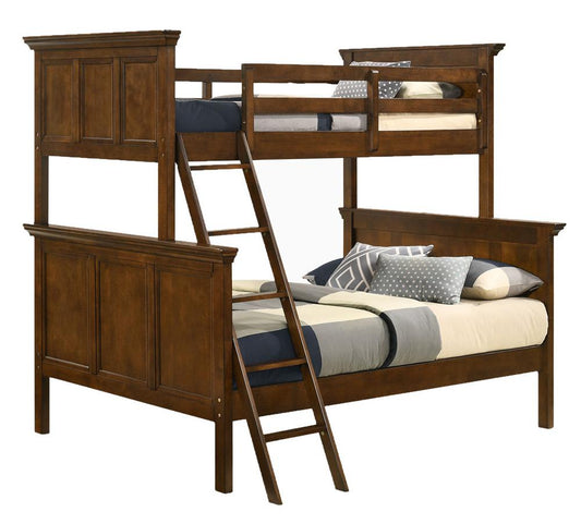 Intercon Furniture - San Mateo Youth Twin Over Full Bunk Bed in Tuscan Finish veiw 1