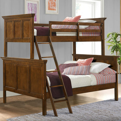 Intercon Furniture - San Mateo Youth Twin over Full Bunk Bed  in Tuscan - SM-BR-4460TF-TUS-C view 2