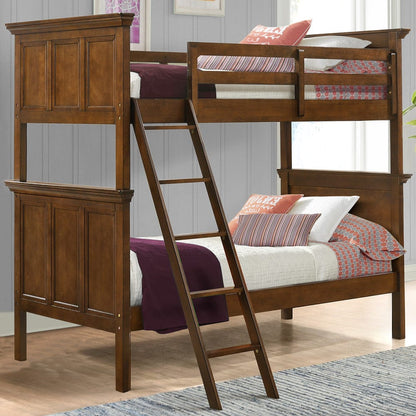 Intercon Furniture - San Mateo Youth Twin over Twin Bunk Bed  in Tuscan - SM-BR-4460TT-TUS-C view 2