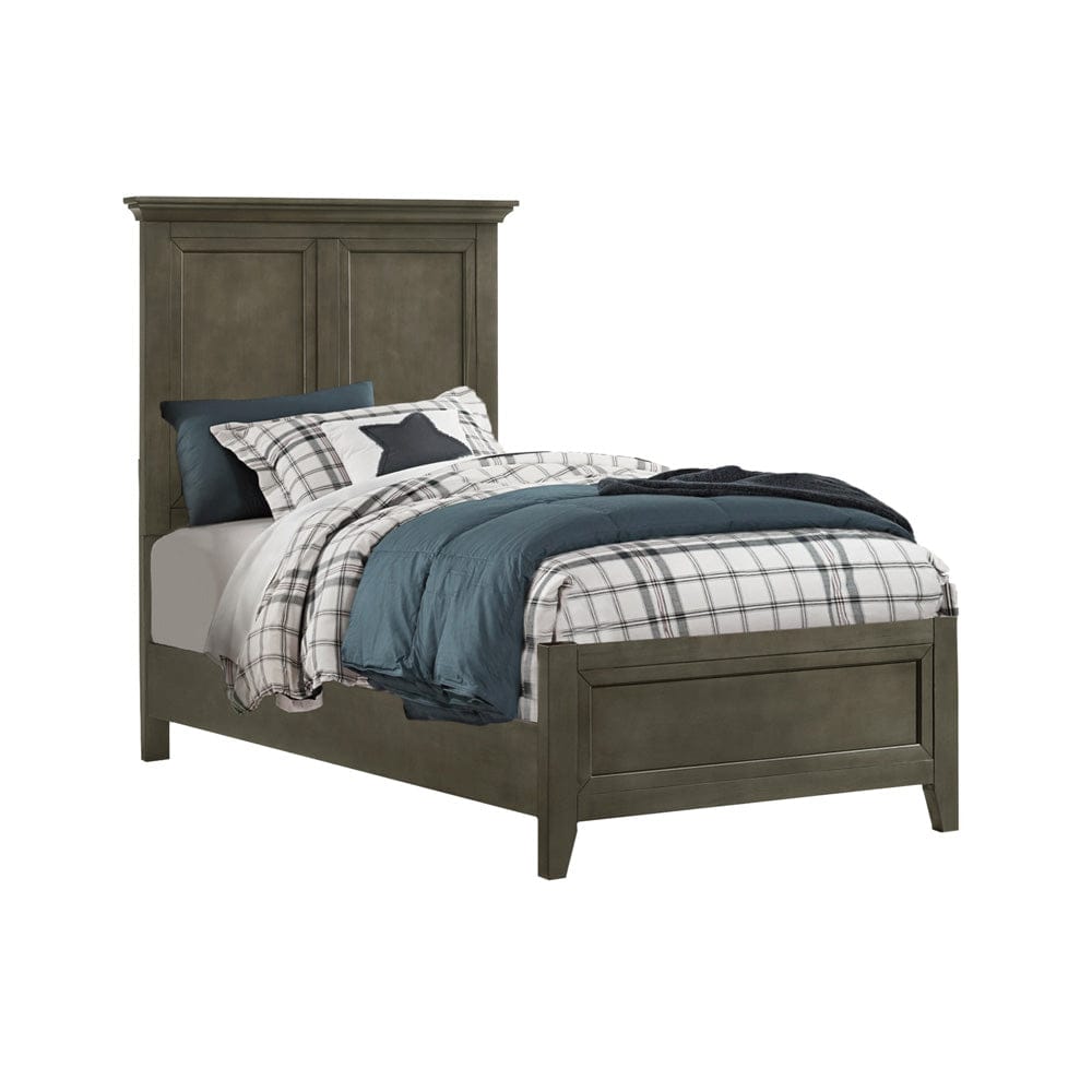 Intercon Furniture - San Mateo Youth Twin Standard Bed  in Gray - SM-BR-4325T-GRY-C view 1