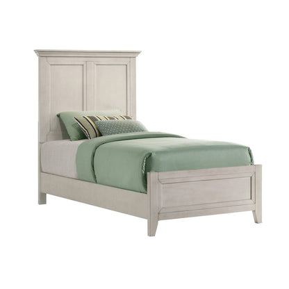Intercon Furniture - San Mateo Youth Twin Standard Bed  in Rustic White - SM-BR-4325T-RWH-C view 1