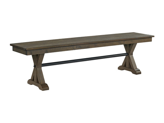 Intercon Furniture - Sullivan Backless Bench, 68 x 15 x 18 - SU-CH-6815B-BCL-RTA veiw 1