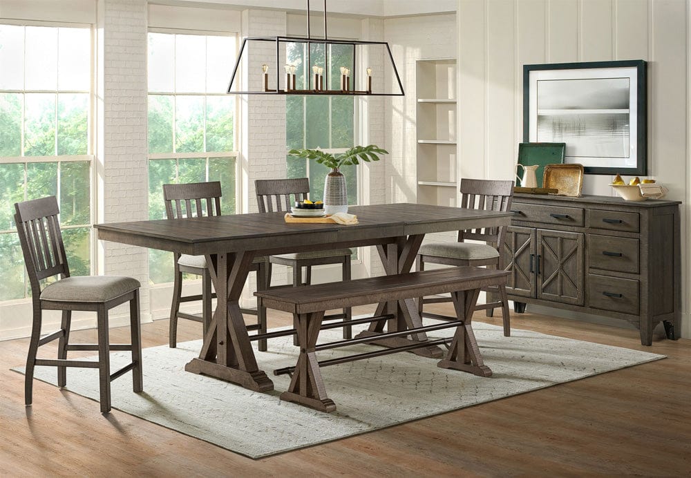 Intercon Furniture - Sullivan Counter Table in Burnished Clay - SU-TA-40104G-BCL-C view 4