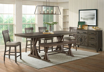 Intercon Furniture - Sullivan Counter Table in Burnished Clay - SU-TA-40104G-BCL-C view 4