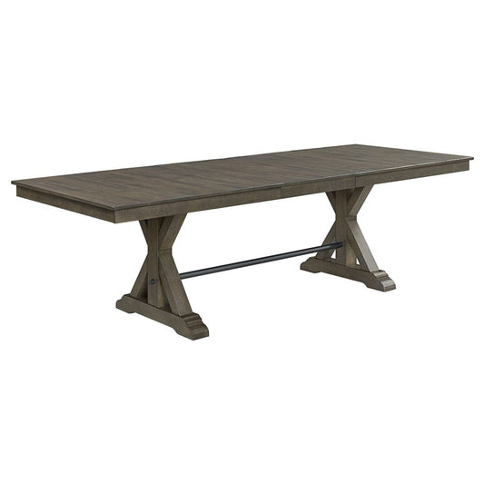 Intercon Furniture - Sullivan Trestle Dining Table in Burnished Clay - SU-TA-40104-BCL-C view 1
