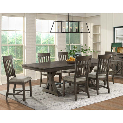 Intercon Furniture - Sullivan Trestle Dining Table in Burnished Clay - SU-TA-40104-BCL-C view 4