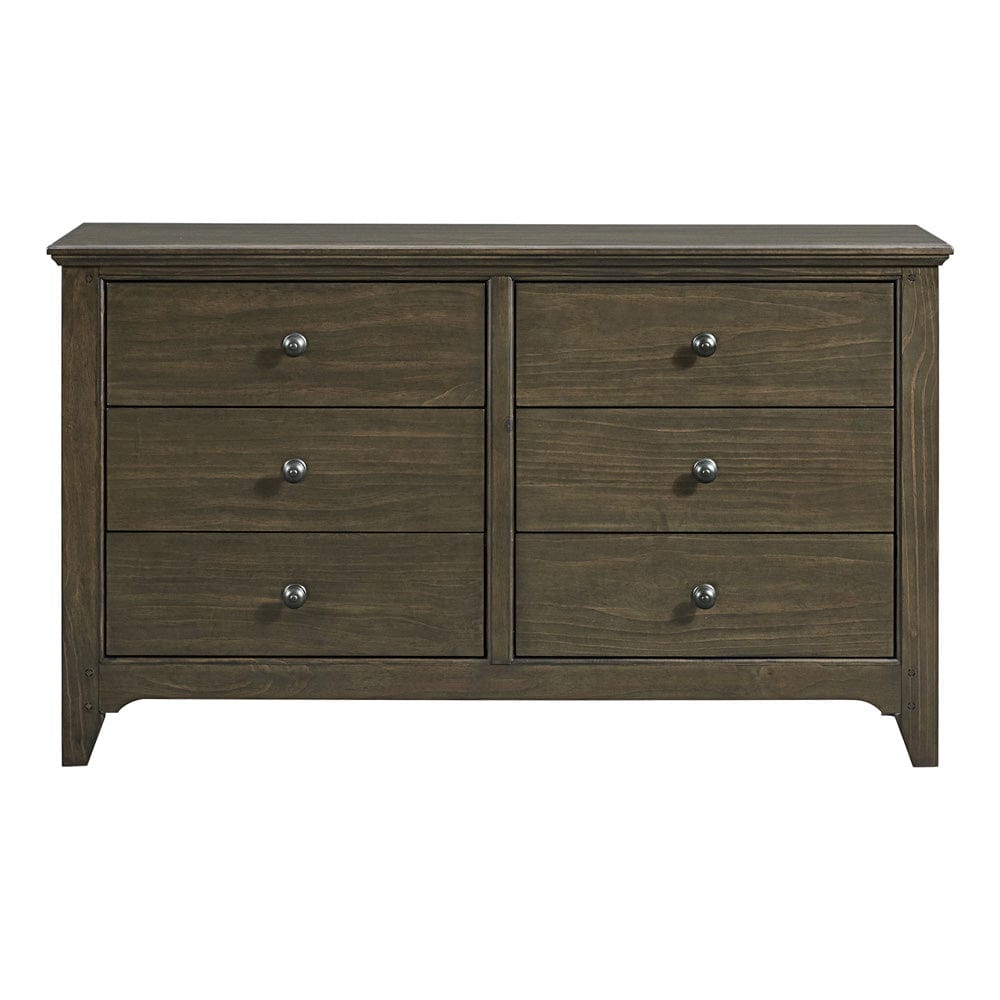 Intercon Furniture - Tahoe Youth Dresser  in River Rock - TA-BR-N6306-RVR-C view 2