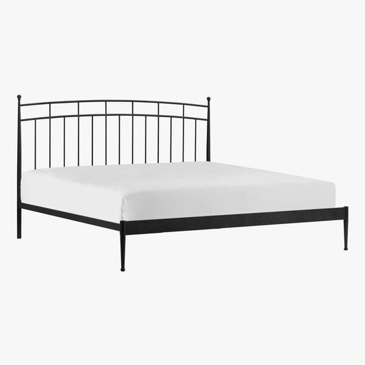 Intercon Furniture - Traditional King Metal Bed in Matte - MB-BR-TRDKNG-MTE-C view 2