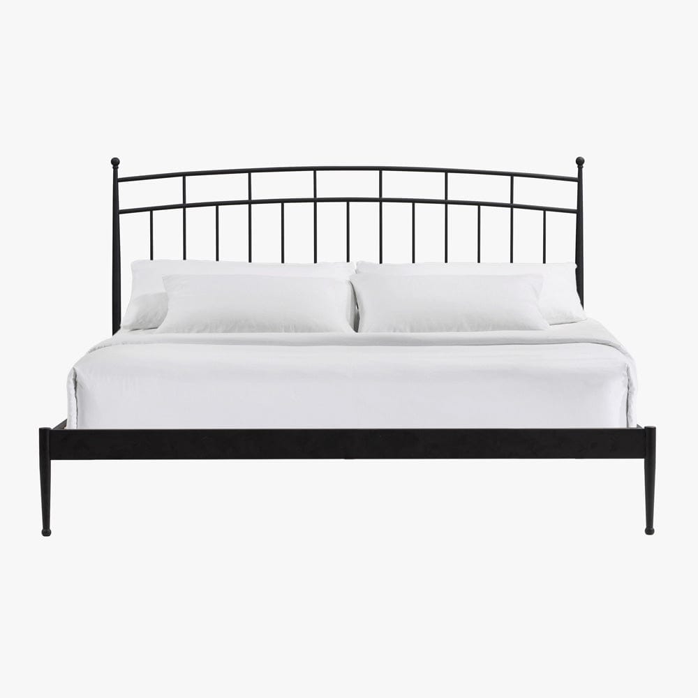 Intercon Furniture - Traditional King Metal Bed in Matte - MB-BR-TRDKNG-MTE-C view 3