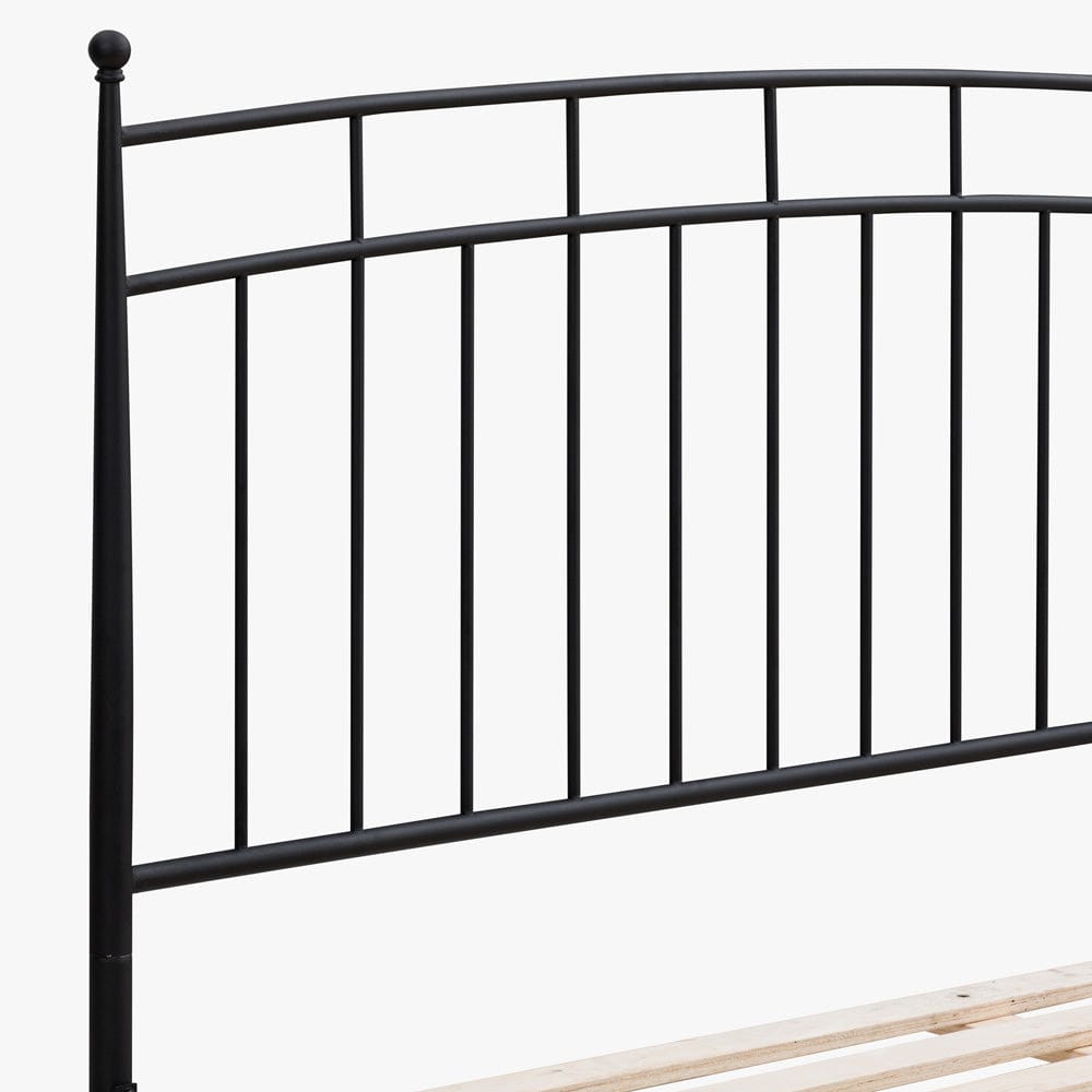 Intercon Furniture - Traditional King Metal Bed in Matte - MB-BR-TRDKNG-MTE-C view 7