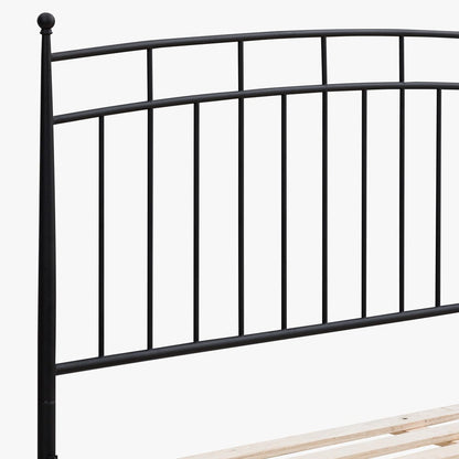 Intercon Furniture - Traditional King Metal Bed in Matte - MB-BR-TRDKNG-MTE-C view 7