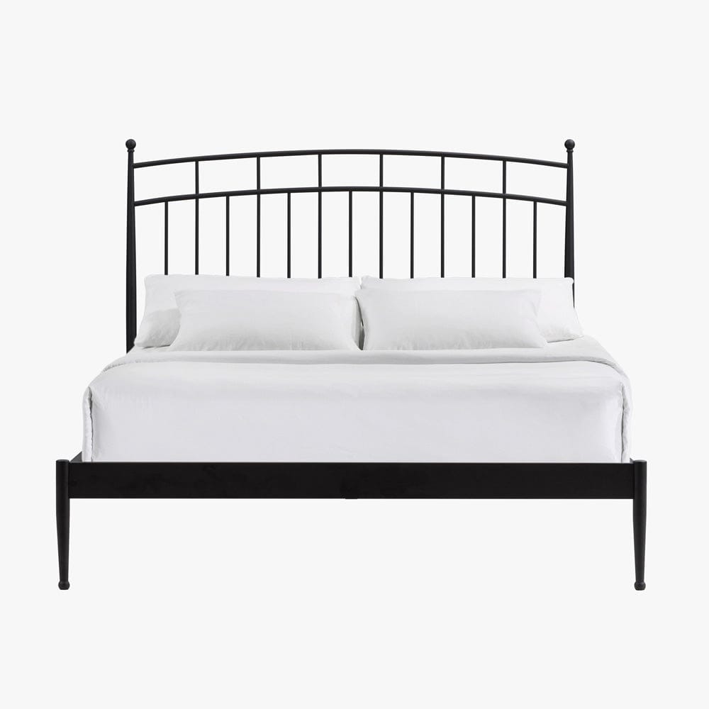 Intercon Furniture - Traditional Queen Metal Bed in Matte - MB-BR-TRDQEN-MTE-C view 3