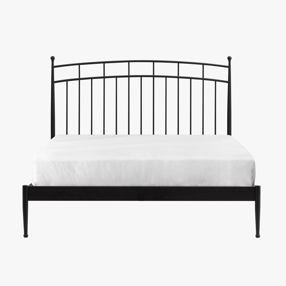 Intercon Furniture - Traditional Queen Metal Bed in Matte - MB-BR-TRDQEN-MTE-C view 4