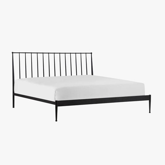 Intercon Furniture - Transitional King Metal Bed in Matte - MB-BR-TRNKNG-MTE-C view 2