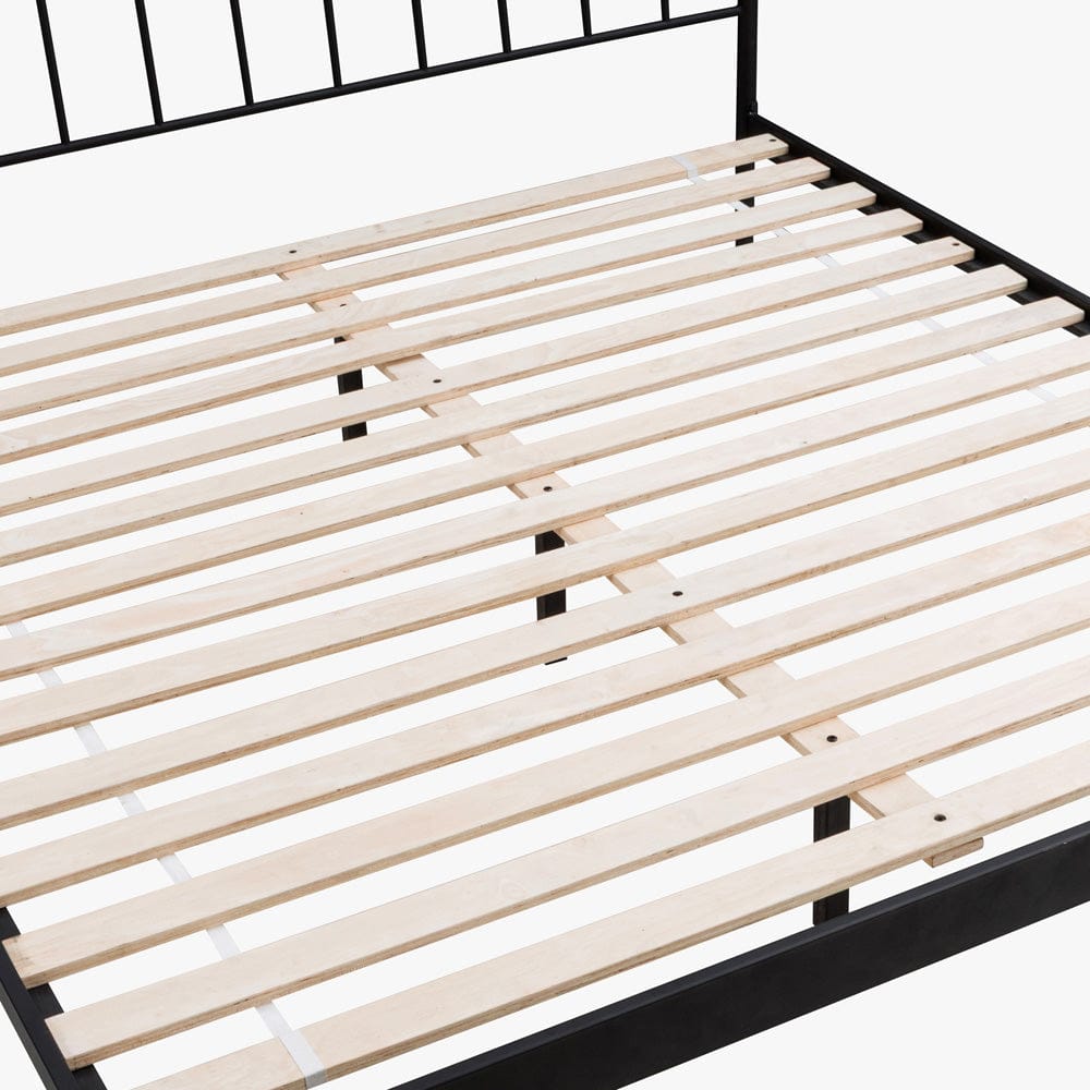 Intercon Furniture - Transitional King Metal Bed in Matte - MB-BR-TRNKNG-MTE-C view 5