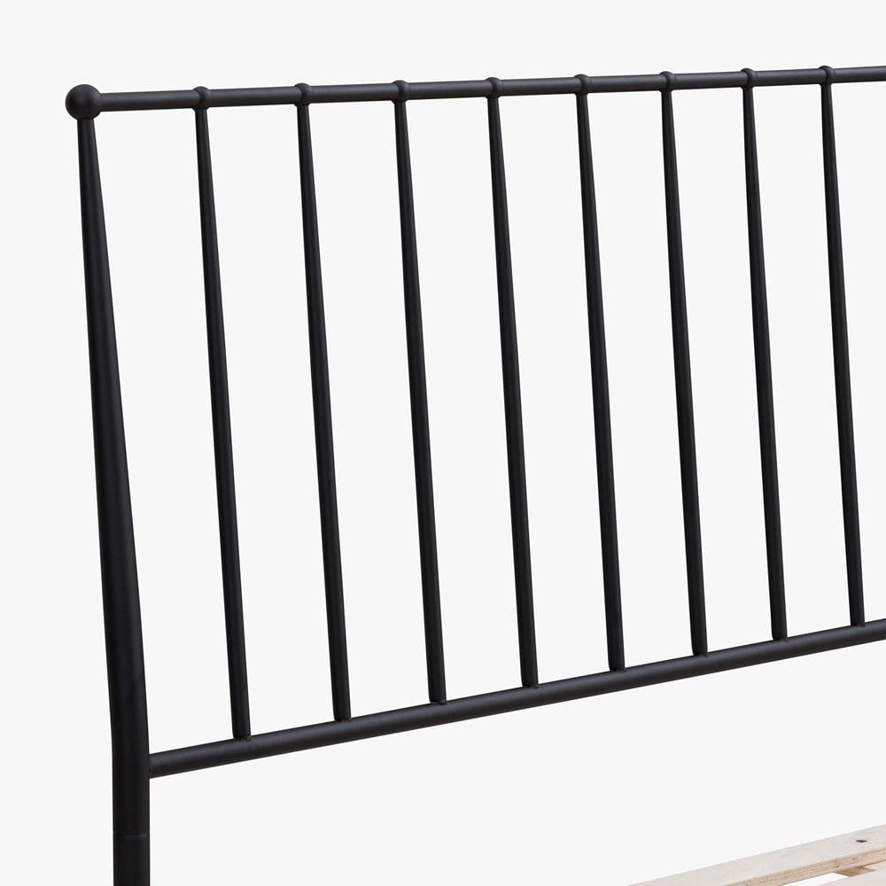 Intercon Furniture - Transitional King Metal Bed in Matte - MB-BR-TRNKNG-MTE-C view 6